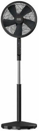 Black & Decker Black & Decker Pedestal Fan 55W 40cm Diameter Black