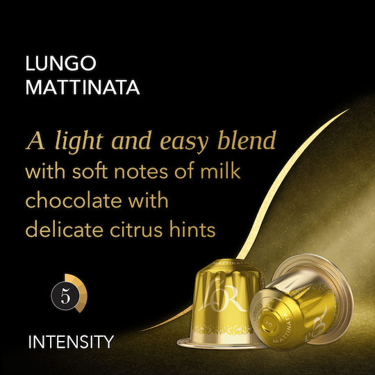 L' Capsules Lungo Mattinata Coffee Capsules 10 Pcs