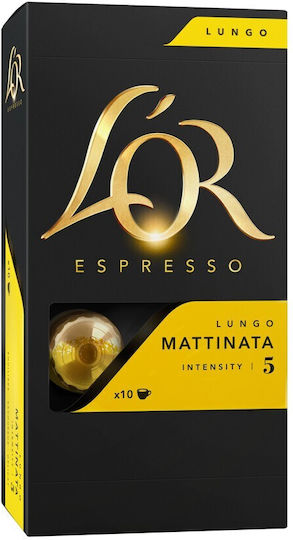 L' Capsules Lungo Mattinata Coffee Capsules 10 Pcs