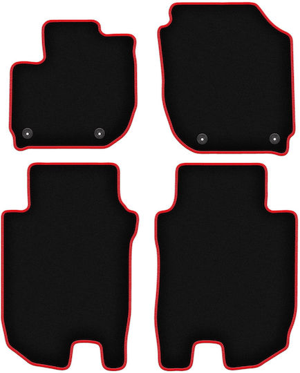 Carlux-red Car Mats Honda Hr-v Iii Crossover 2018