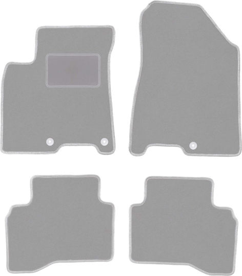 Gray Car Mats Kia Niro Crossover 2016
