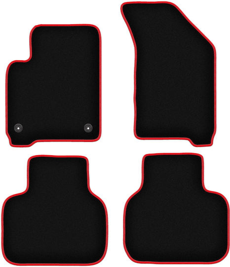 Carlux Red Car Mats Fiat Freemont Crossover 2011-2016