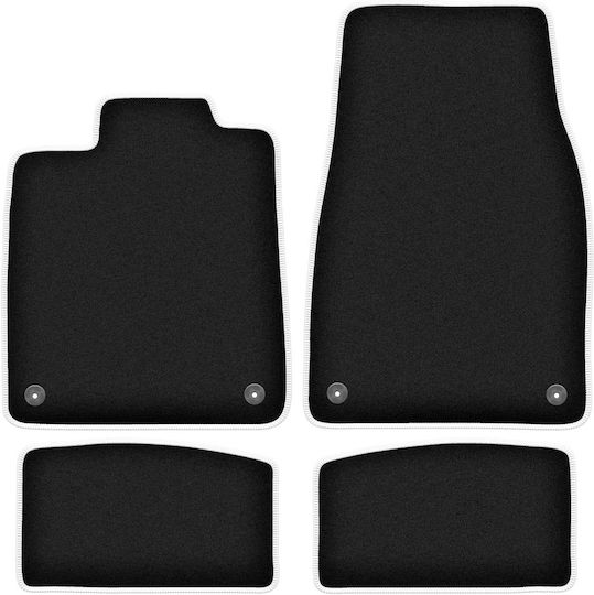 Carlux-silver Car Mats Porsche Taycan Sedan 2020