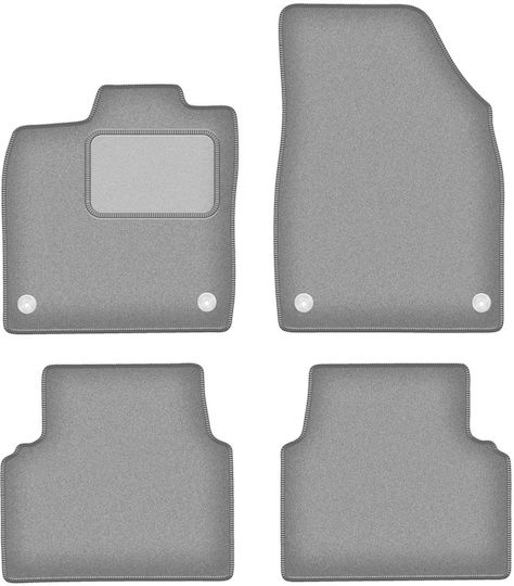 Graue Auto Fußmatten Volkswagen Id.3 Hatchback 2019