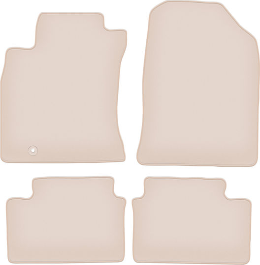 Premium Beige Car Mats for Kia Proceed III Hatchback Wagon SW Sportback 2018
