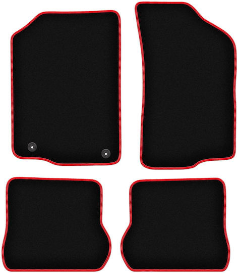 Carlux Red Car Mats Volkswagen Scirocco II Coupe 1981-1992