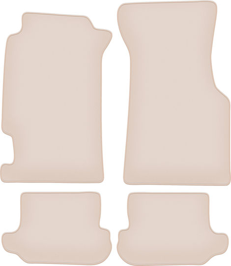 Premium Beige Floor Mats Honda Crx Delsol Coupe Convertible 1992-1997