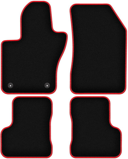 Carlux-red Car Mats Jeep Renegade Ii Suv 2018