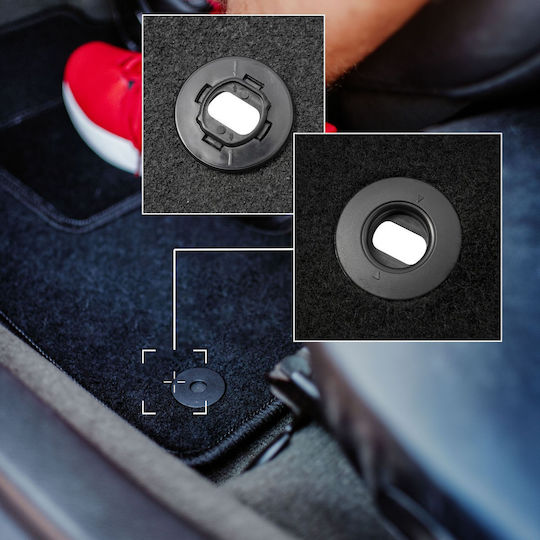 Velours Fußmatten Set Peugeot Rifter 7-Sitzer 2018