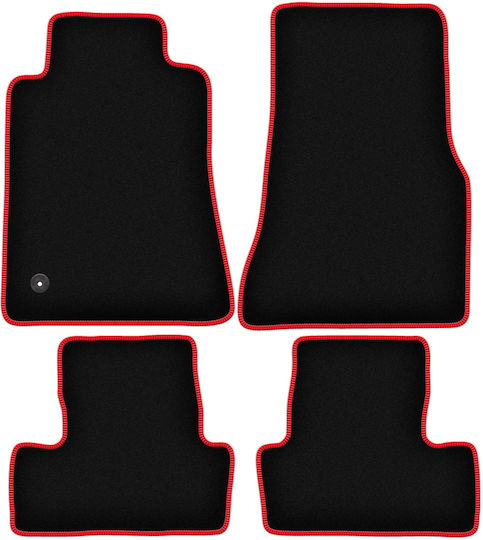 Carlux Red Car Mats Ford Mustang Mk5 Coupe 2004-2014