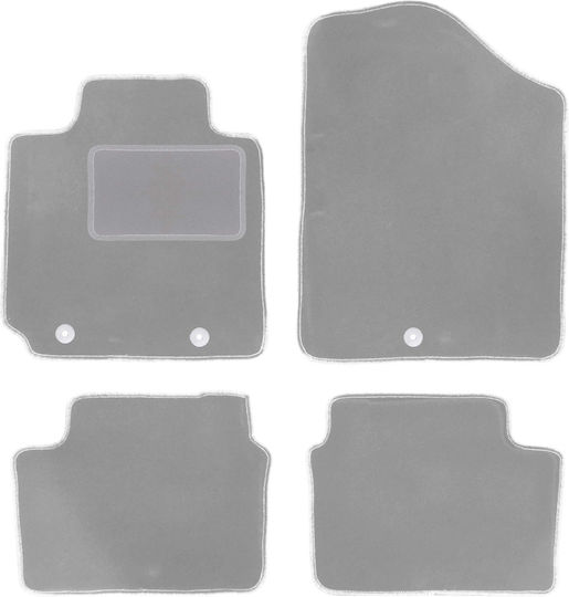 Gray Car Mats Hyundai Veloster Coupe 2011-2018