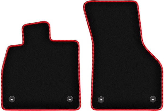 Carlux Red Car Mats Audi TT III Coupe 2015