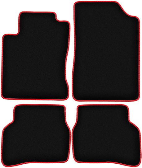 Carlux-rote Fußmatten Mazda MX-3 Coupe 1991-1998