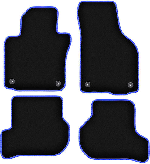 Carlux Blue Car Mats Volkswagen Scirocco III Coupe 2008-2017