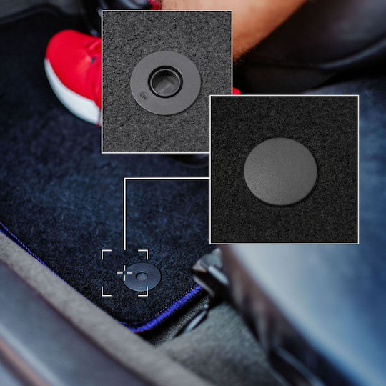Carlux Blue Car Mats Mercedes-Benz SLK R171 Coupe 2004-2011