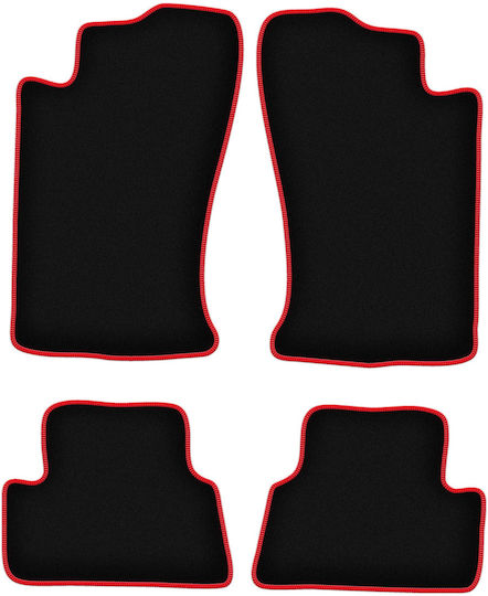 Covorașe auto Carlux-roșu pentru Mitsubishi Eclipse 2g Coupe 1995-1999