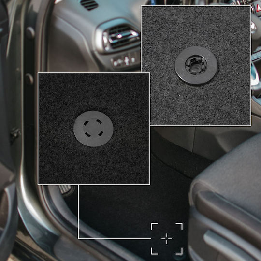 Basic Black Velvet Floor Mats Lancia Kappa Coupe 1994-2001