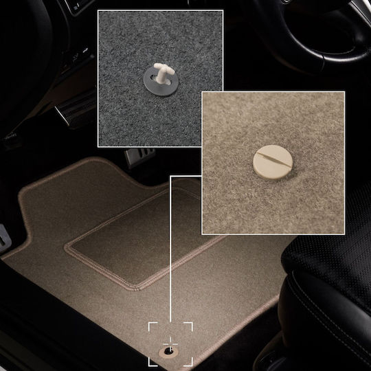 Beige Samt Fußmatten BMW Z4 G29 0 2019-2022