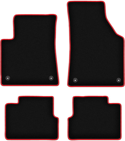 Carlux-red Car Mats Jeep Cherokee Kl Suv 2013