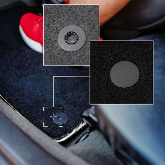 Carlux-silver Car Mats Renault Zoe Hatchback 2013