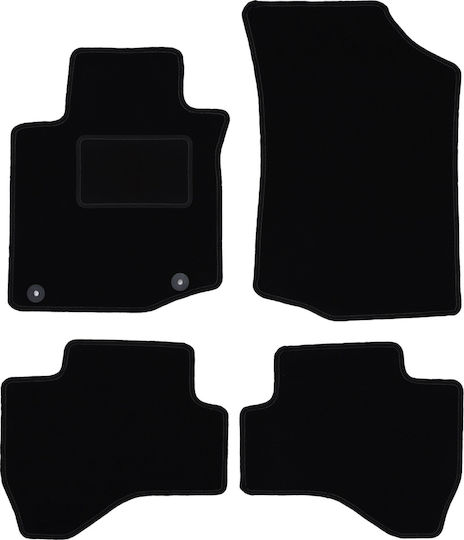Velours Teppichmatten Set Peugeot 108 Hatchback 2014