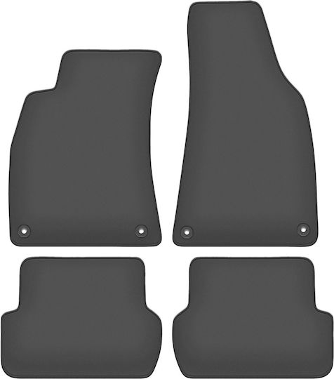Premium Car Mats Alfa Romeo Stelvio Set Front and Back 2 Pieces 2WD SUV 2016