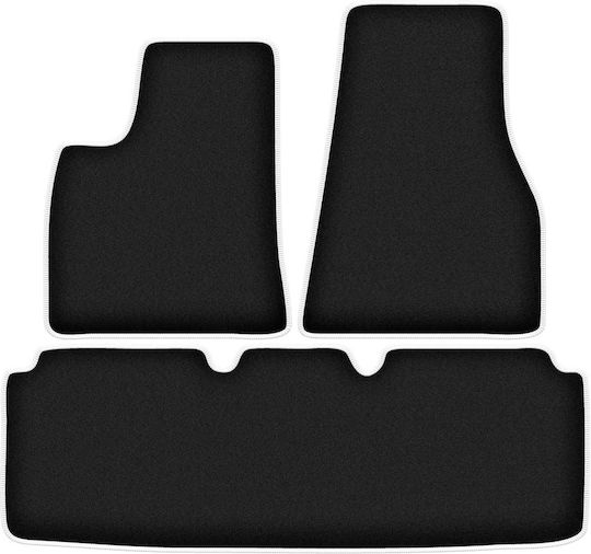 Carlux Silver Car Mats Tesla Model S II Sedan 2016