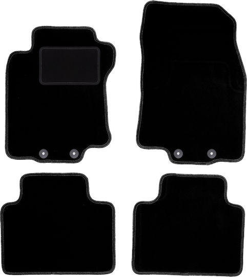 Velour Carpet Car Mats Set Renault Koleos II SUV 2016