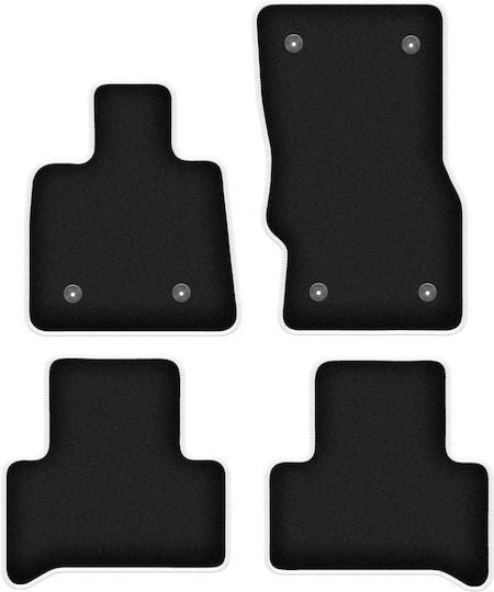 Carlux-silver Car Mats Alfa Romeo Stelvio 2x4 2wd Suv 2016