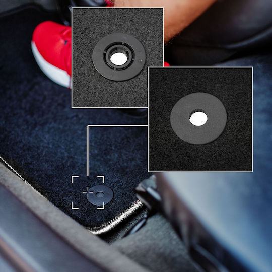 Carlux-silver Car Mats Alfa Romeo Stelvio 2x4 2wd Suv 2016