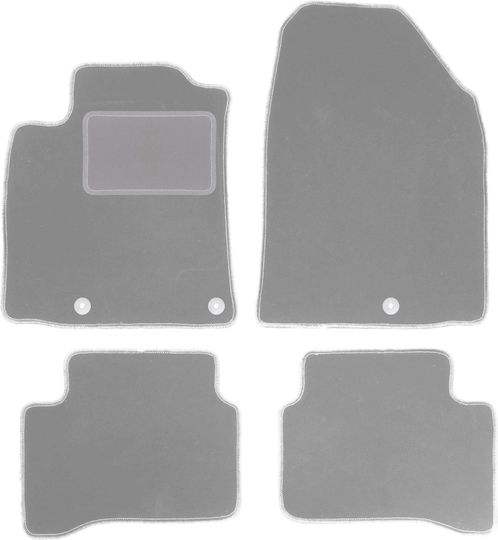 Gray Car Mats Hyundai Ioniq Hatchback 2016
