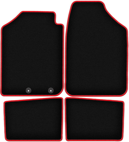 Carlux Red Car Floor Mats Dacia Spring Hatchback 2021