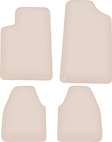 Premium Beige Car Mats Peugeot 607 Sedan 1999-2010
