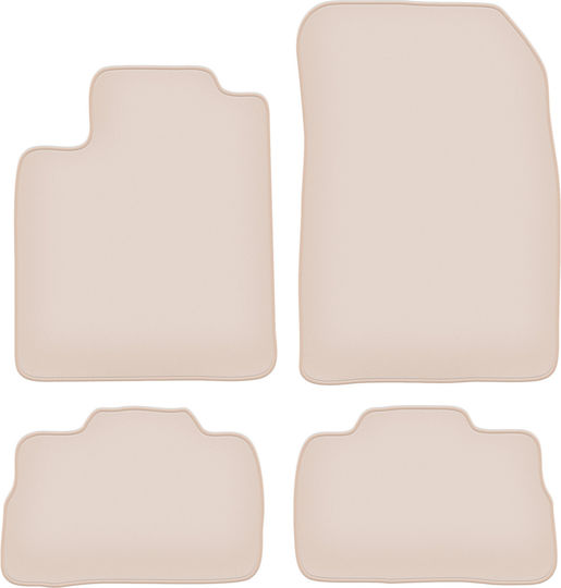 Premium Beige Floor Mats for Suzuki Kizashi Sedan 2009-2014
