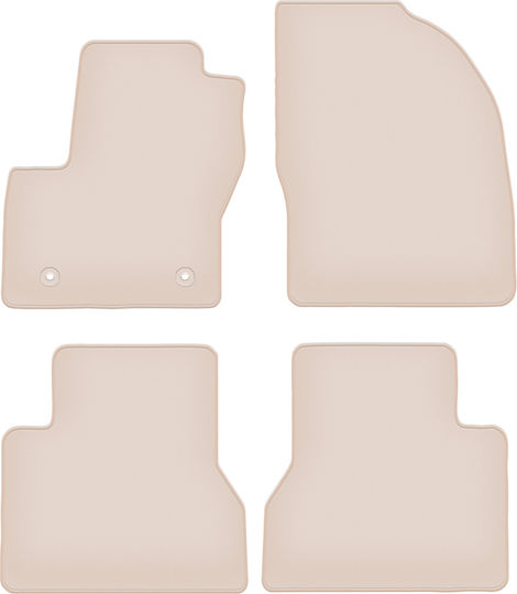 Premium Beige Floor Mats Ford Tourneo Connect Minivan 2013-2017