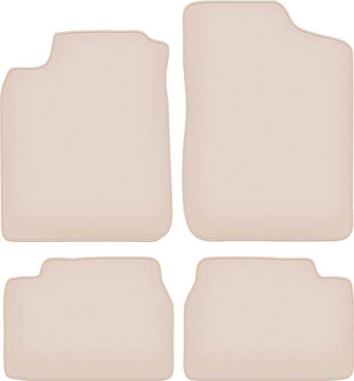 Premium Beige Car Mats for Daihatsu Charade Hatchback 1994-2000