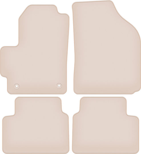 Covorașe auto premium bej pentru Chevrolet Matiz Hatchback 2004-2009