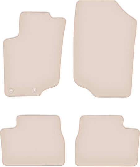 Premium Beige Floor Mats Peugeot 207 Sw Station Wagon Hatchback 2006-2012