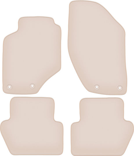 Premium Beige Fußmatten Volvo S70 I Limousine 1996-2000
