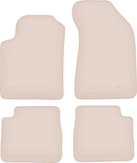 Premium Beige Floor Mats Lancia Delta Iii Hatchback 2008-2014