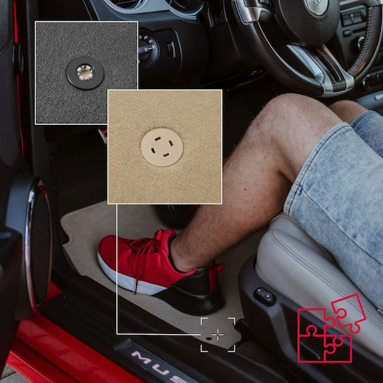 Premium Beige Floor Mats Lancia Delta Iii Hatchback 2008-2014