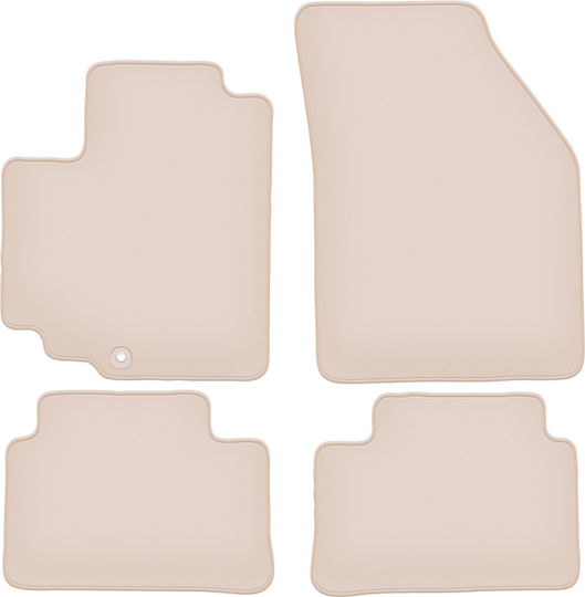 Premium Beige Car Mats Nissan Pixo Hatchback 2008-2013