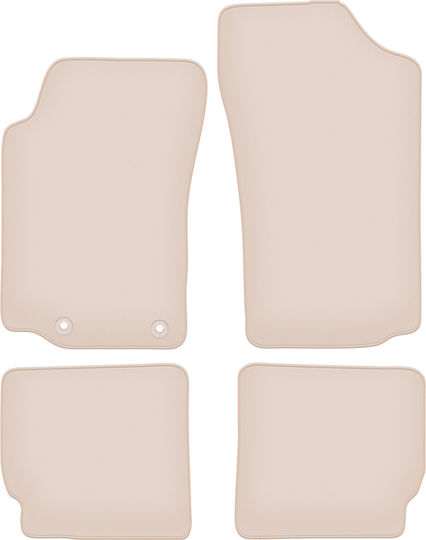 Premium Beige Floor Mats Peugeot 306 Cabrio 1993-2001