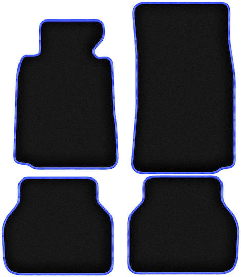 Carlux-blaue Autofußmatten BMW 5 E39 Limousine Kombi Touring 1996-2004
