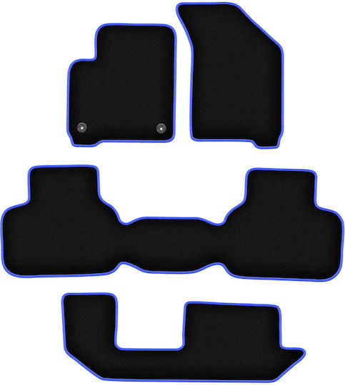Carlux-blue Car Mats Fiat Freemont 7 Seater 2011-2016