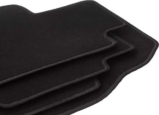 Basic schwarze Samt-Fußmatten Opel Kadett E Hatchback Kombi Limousine Cabriolet 1984-1991
