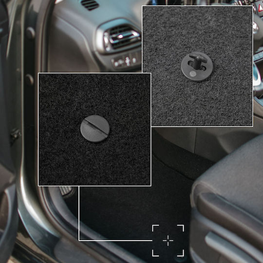 Basic Black Velvet Floor Mats Bmw 5 E60 Xdrive 2003-2010