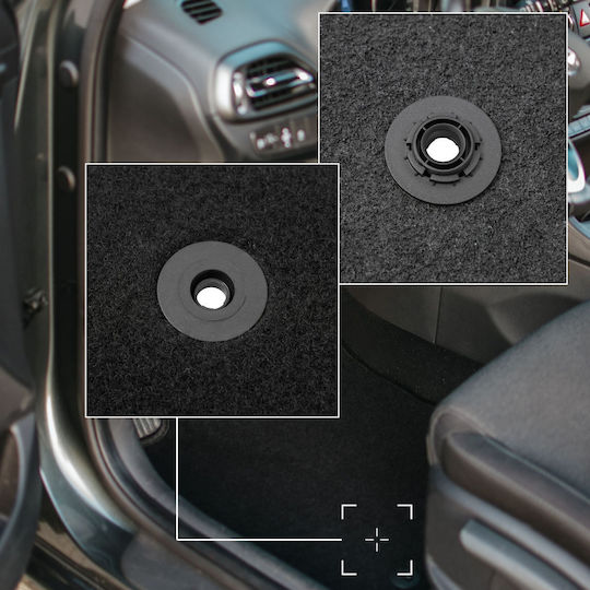 Basic Black Velvet Car Mats Peugeot 307 Hatchback Station Wagon Sw 2001-2009