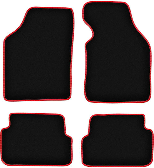 Carlux-red Car Mats Mazda Demio Hatchback 1996-2003