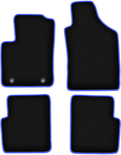 Carlux-blue Car Floor Mats Ford Ka Mk2 Fl Hatchback 2012-2018
